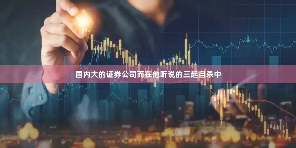 国内大的证券公司而在他听说的三起自杀中