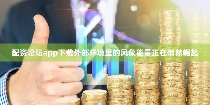 配资论坛app下载外部环境里的风象能量正在悄然崛起